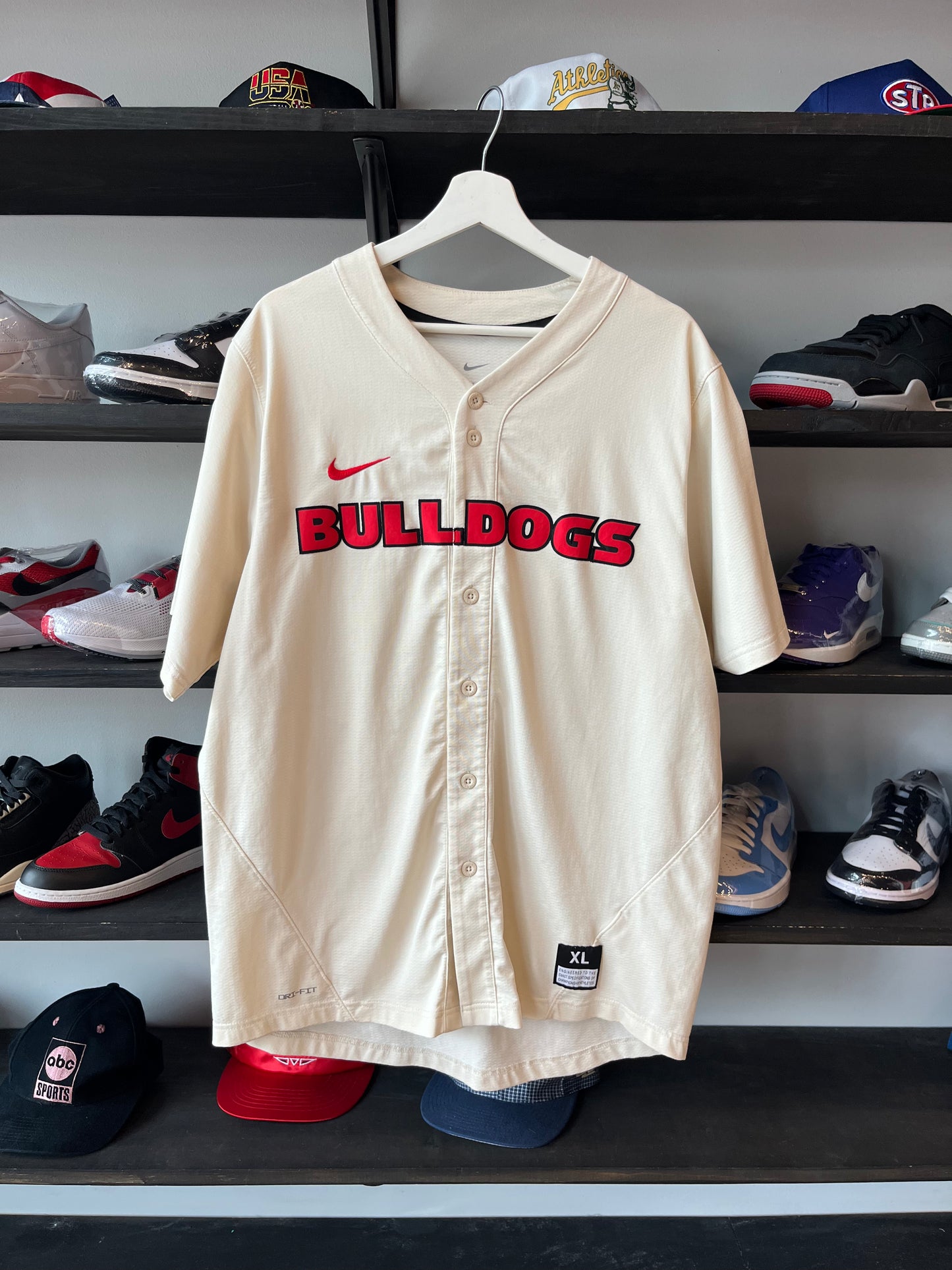 UGA Nike Baseball Jersey (XL)