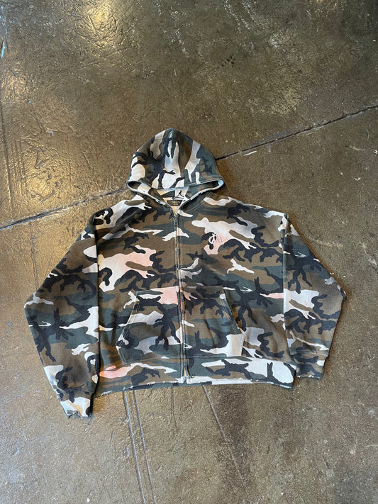 HMDD Camo Thermal Zip Hoodie (M) DS