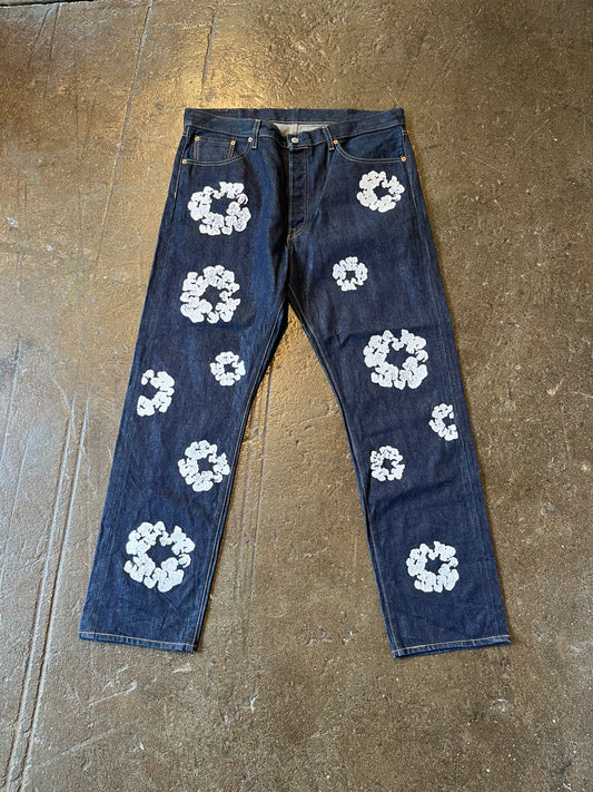 Denim Tears Dark Wash Selvedge Jeans (38)