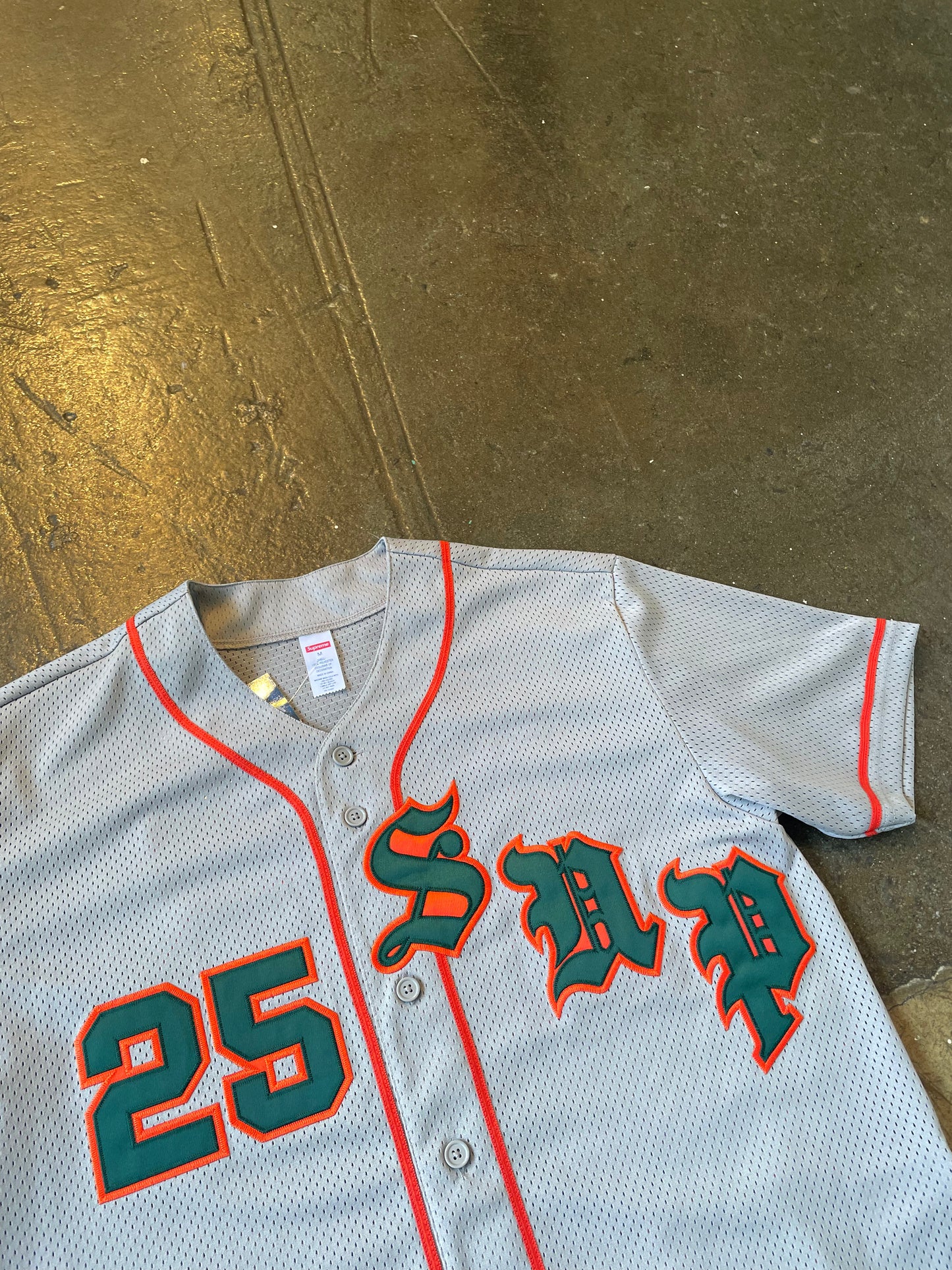Supreme Baseball Jersey SS25 (M) Brand New