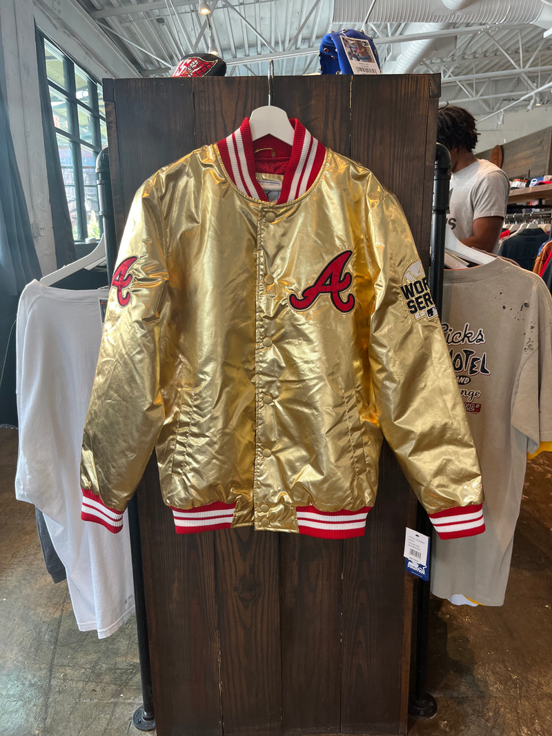 Braves Started 2021 World Series Gold Jacket (S)