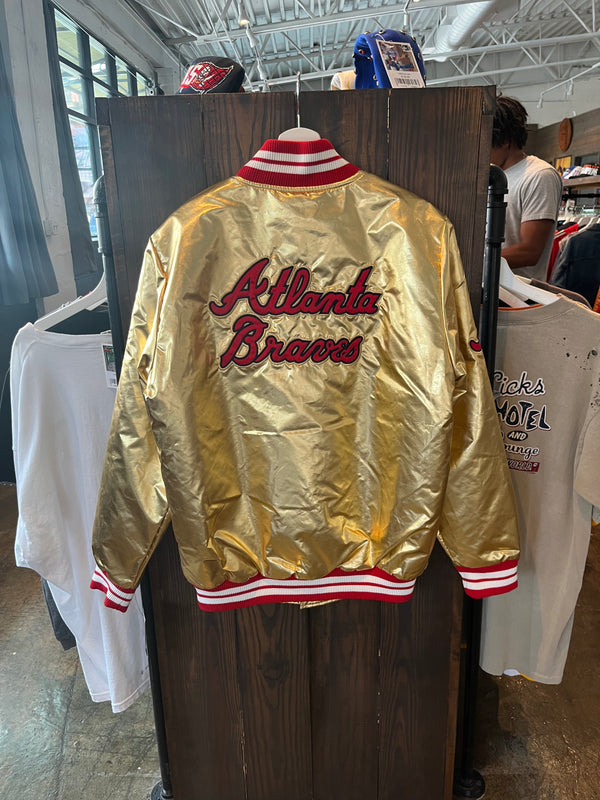 Braves Started 2021 World Series Gold Jacket (S)