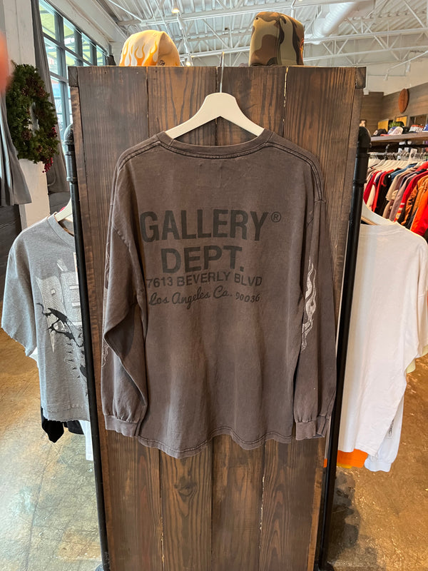 Gallery Dept Flame Longsleeve Tee (L)