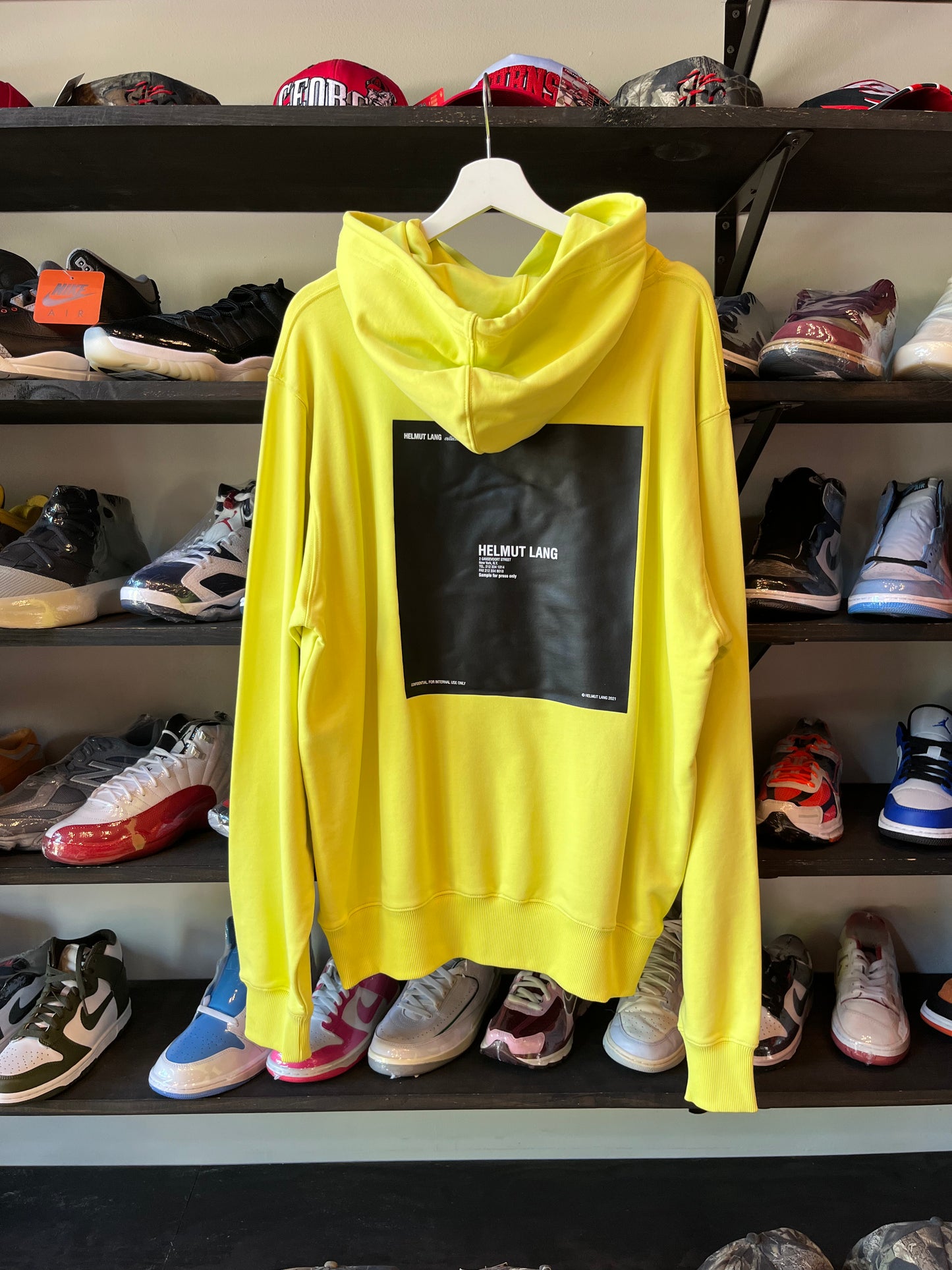 Helmut Lang Lime Hoodie (L)