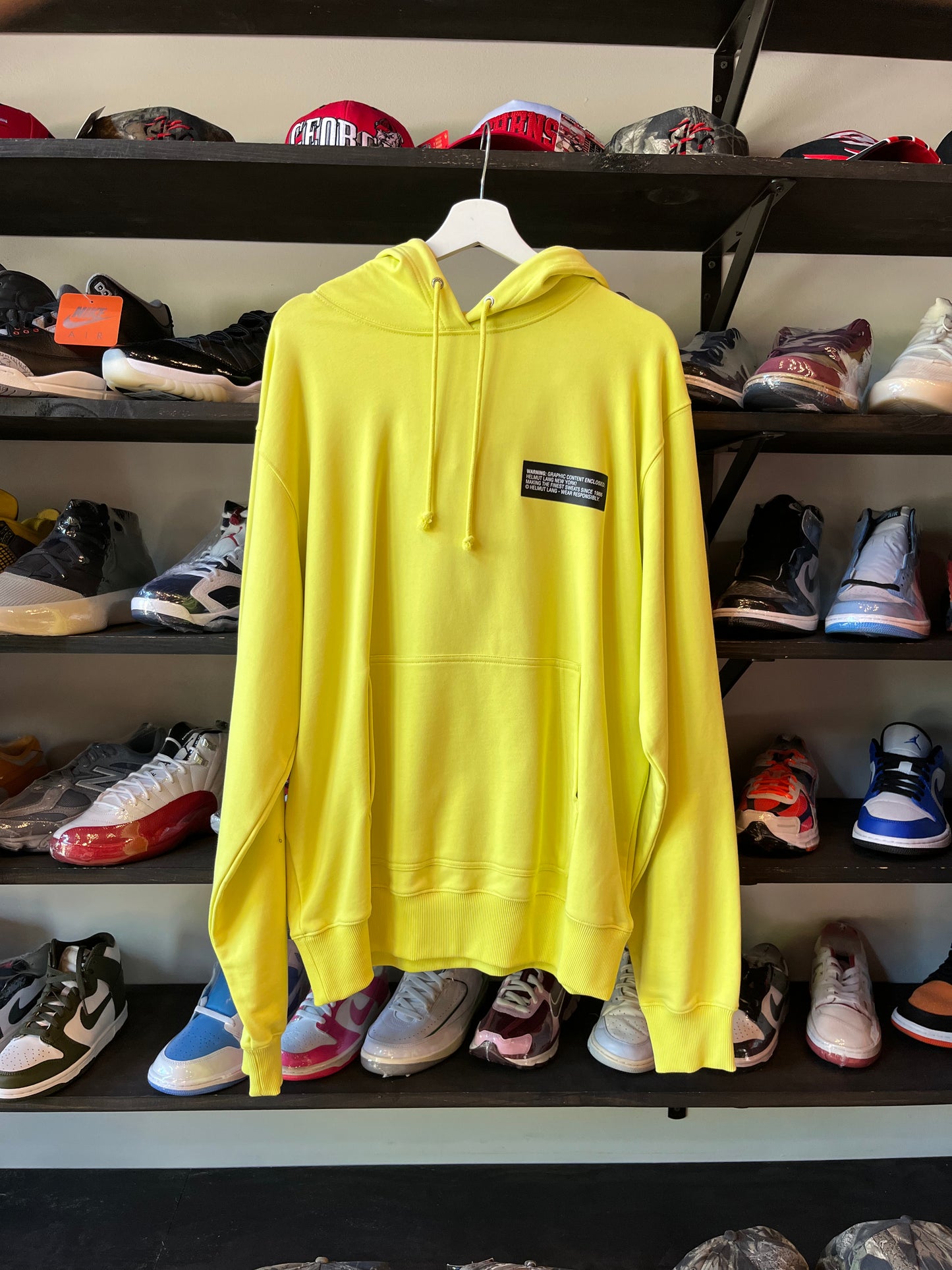 Helmut Lang Lime Hoodie (L)