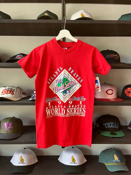 Vintage Braves 91 WS Tee (YL) BNWT