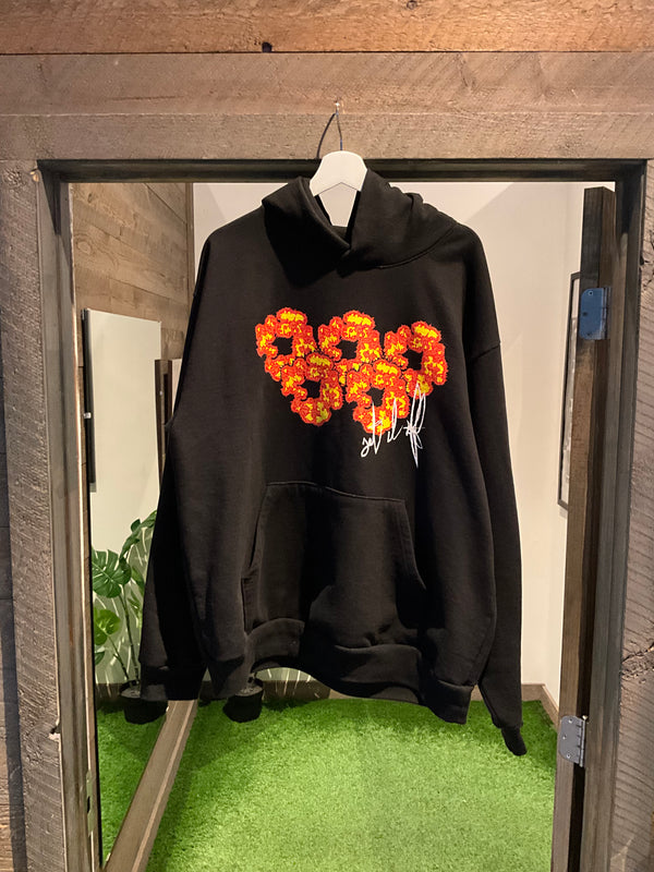 Offset Tears Hoodie (XL) Worn