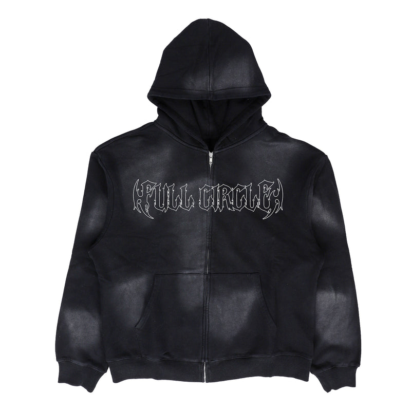 FC Black Sunfade Zip-Up Hoodie