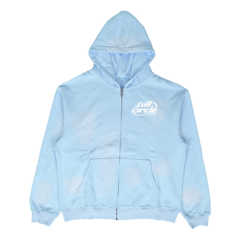 FC Blue Sunfade Zip-Up Hoodie